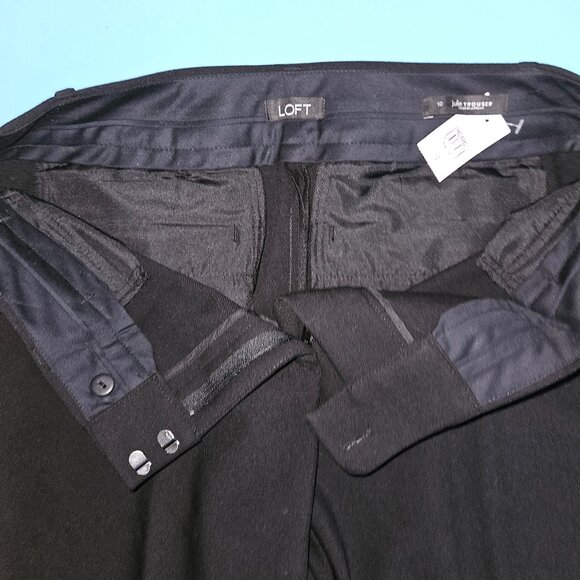 Loft Julie Trousers - Black, Size 10 - Picture 2 of 3